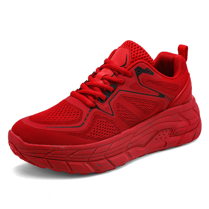 Dropshipping Couple Casual Sports Shoes Student Running Shoes Marathon Running Shoes Jacquard Foreign Trade Live Streaming Men's Shoes