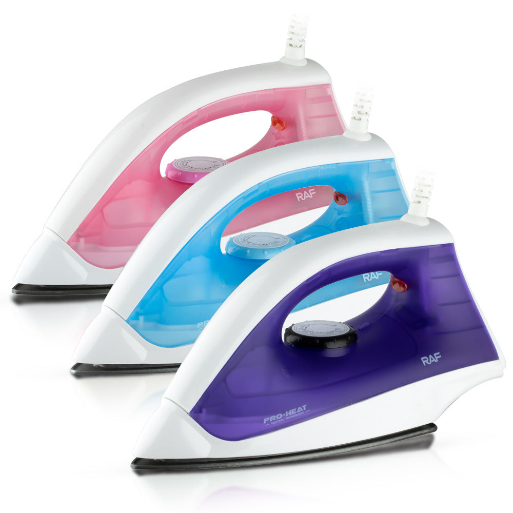 RAF EU Standard Handheld Electric Iron Household Small Portable Iron Handheld Ironing Machine Dry Iron 1172