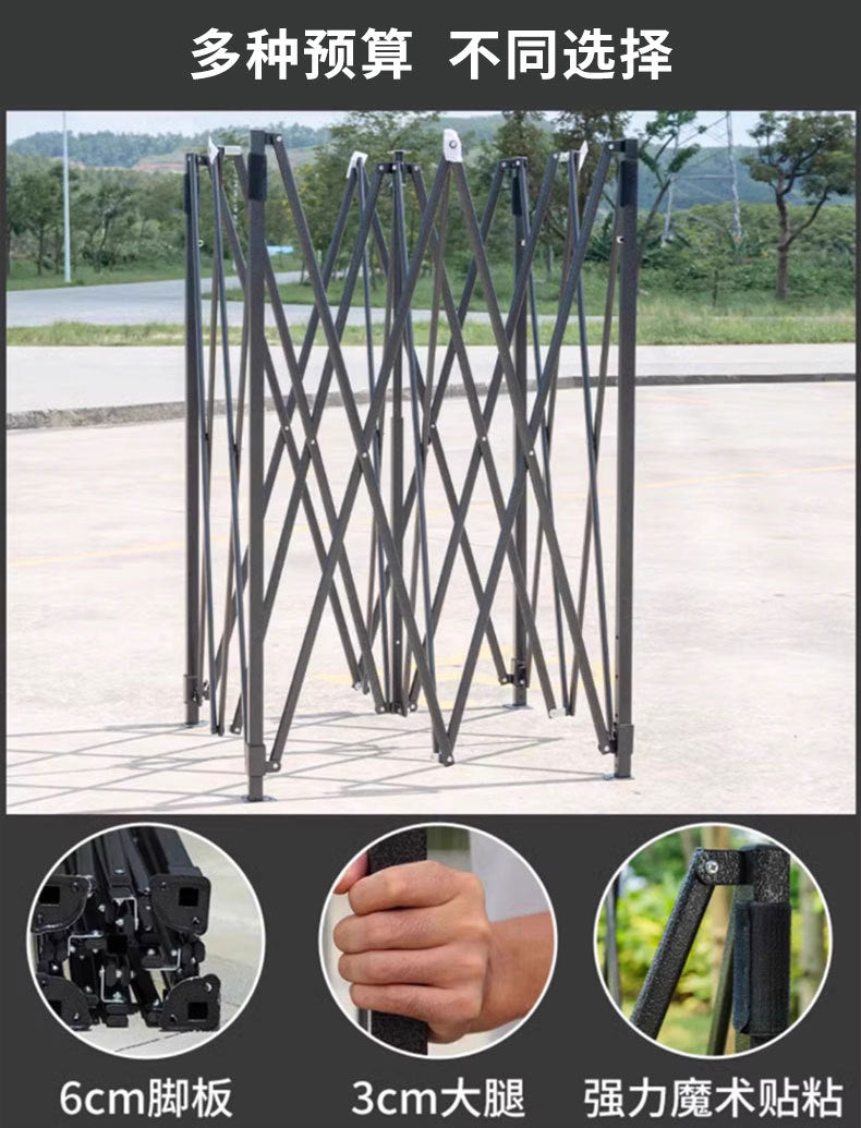 Four-corner Outdoor Tent Advertisement3*3Telescopic Folding Sunshade Large Umbrella Four-Legged Umbrella Canopy Parking Rainproof Shelter Stall Setup