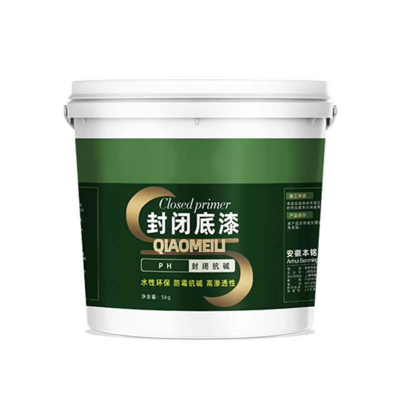 Wall and Floor Universal Transparent Primer for Wood and Metal, Alkali Resistant, Waterproof, Mildew Resistant, High Penetration, Sand Fixing, Moisture Proof