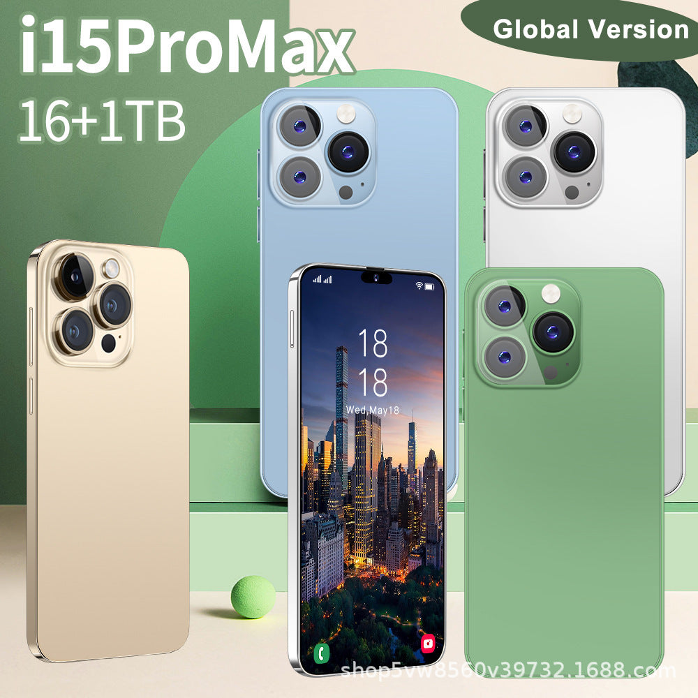 New products in stock i15ProMax All-in-One Machine16+1T Large Memory Smartphone Source Manufacturer Wholesale
