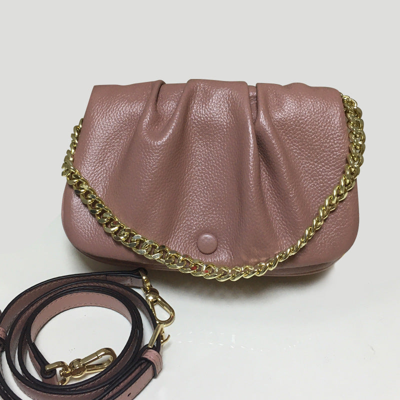 High-Quality Textured Wrinkled Cloud Bag for Women, New Fashionable Versatile Women's Bag, Daily Crossbody Bag, Stylish Single Shoulder Underarm Bag