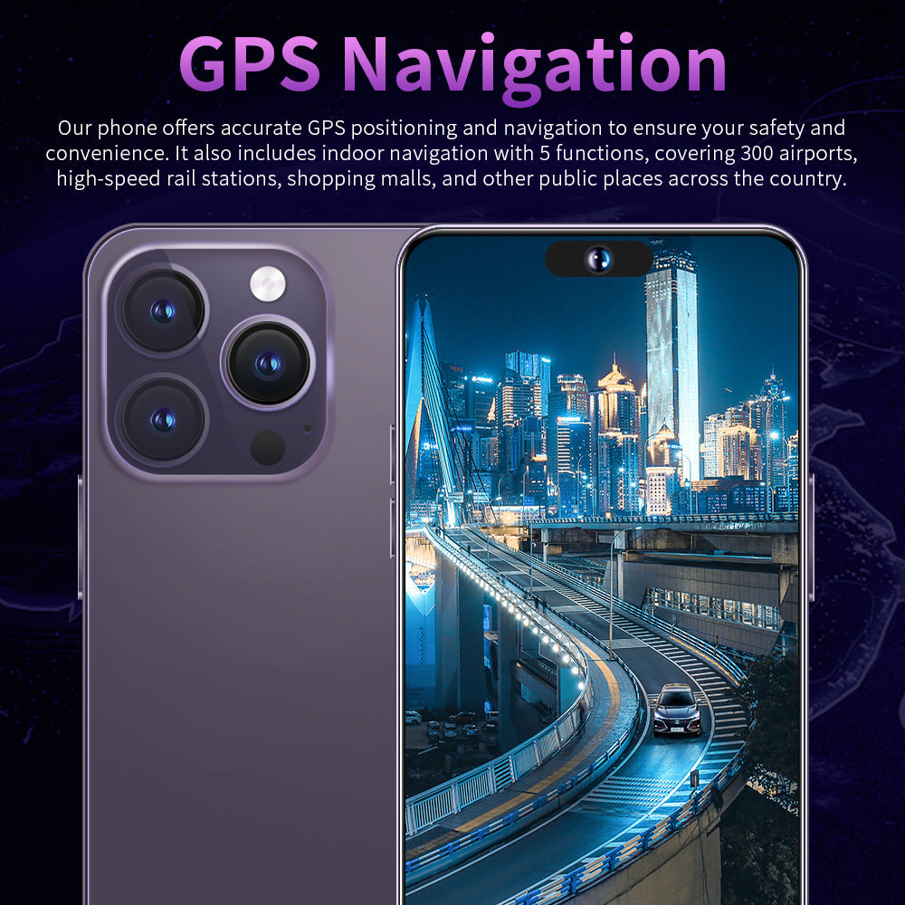 Popular i15proMax Smartphone6.5High Definition Large Screen Mobile Phone1+16Android Phone Wholesale