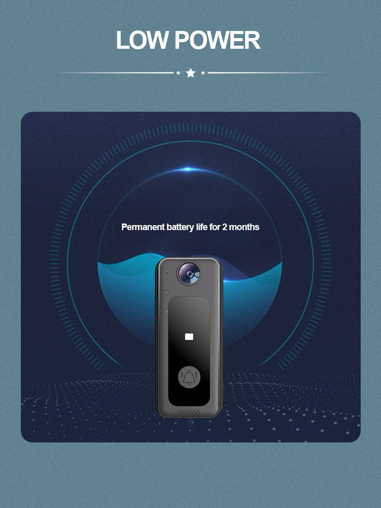 M3Smart Visual Doorbell Night Vision Graffiti HD Cloud Storage Wireless Home WIFI Remote Intercom Monitoring