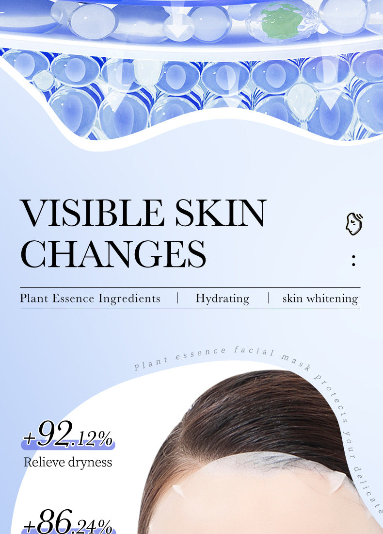 BIOAOUA Hyaluronic Acid Moisturizing Mask Moisturizing Brightening Hydrating Mask Skin Care Products Genuine Wholesale