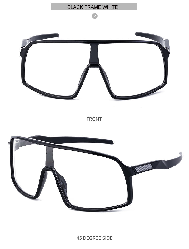 New Colorful Cycling Glasses for Men1998One-piece sunglasses European and American fashion outdoor sports sunglasses