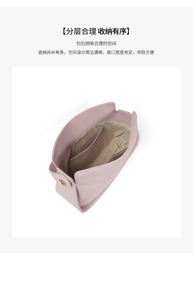 Korean Style Versatile Crossbody Bag Large Capacity Fashion Women's Bag Single Shoulder Bag High-end Luxury Commuting Handbag Dumpling Bag for Women
