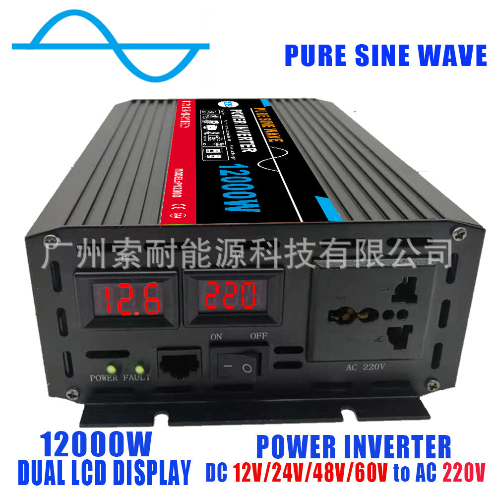 Automotive Pure Sine Wave Inverter1000W Outdoor Adapter Converter12V24V48V60V Turn110V220V