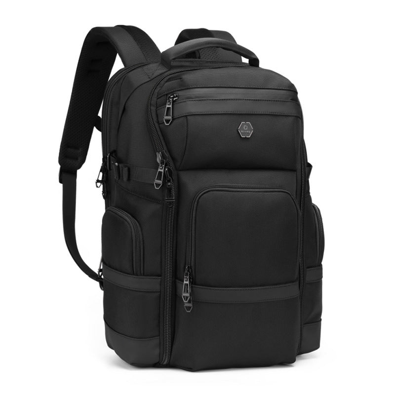 Business Backpack Men's Large Capacity Waterproof Computer Bag Multifunctional commuter backpack with a simple and sophisticated feel