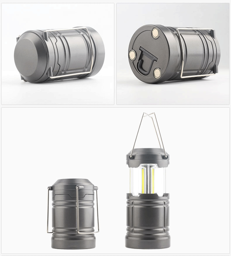 New model with magnetic hook at the end COB Tent Light Multifunctional Camping Light Camping Light Emergency Horse Lantern