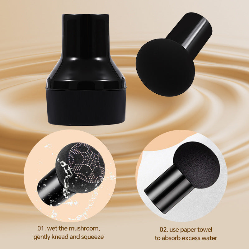 Genuine Air Cushion BB Cream Waterproof Concealer with Makeup Brush and Puff CC Cream Four-Piece Set20g*3Version