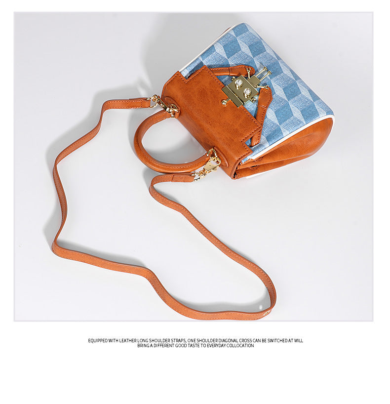 Internet Celebrity Kelly Small Square Bag for Women, Fashionable New Simple Handbag, Student Shoulder Crossbody Bag, Trendy Women's Bag Wholesale