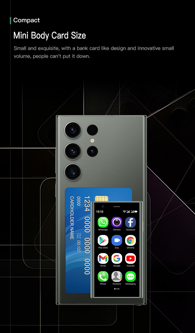 S23Pro Mini Smartphone2+16All-Network Dual-SIM Dual-Standby Android mini Mobile Phone(Popular)
