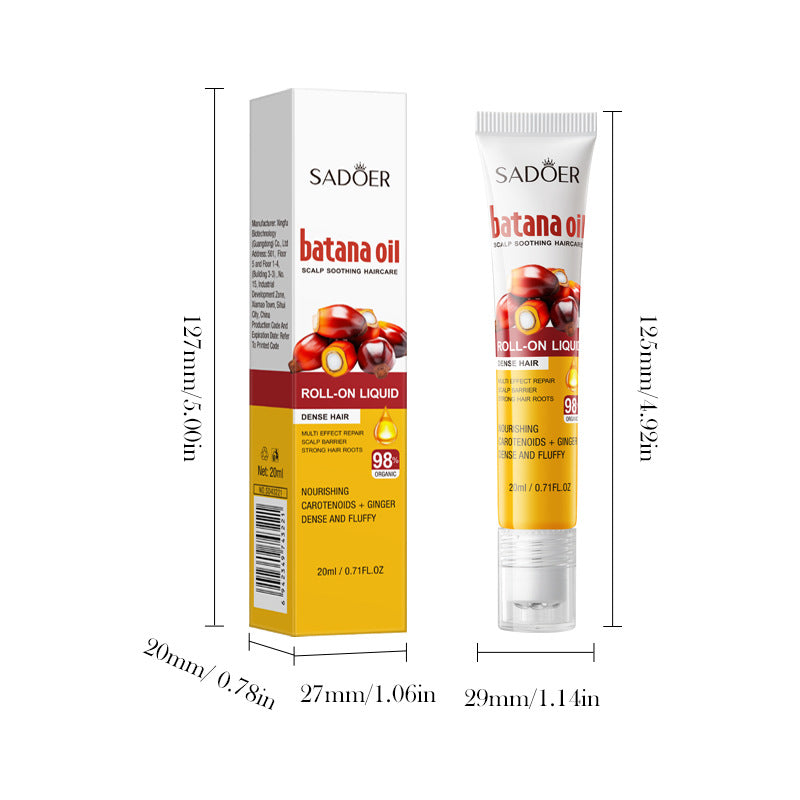 Scalp Conditioner Bataña SADOER Dense Hair Moisturizing Smooth Roll-on Cross-Border Wholesale