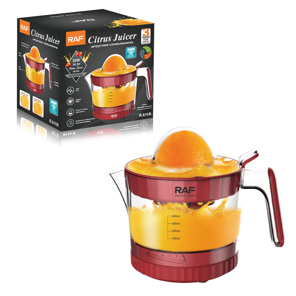 RAF EU Plug Electric Fresh Orange Juicer1L Household automatic juicer lemon orange juicer small portable