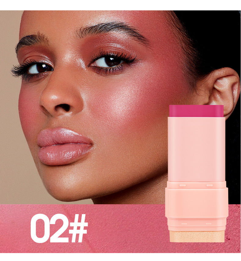 Matte Blush Cream15g Nude Six-Color Waterproof Gradient Blush Cream Version Daily Makeup