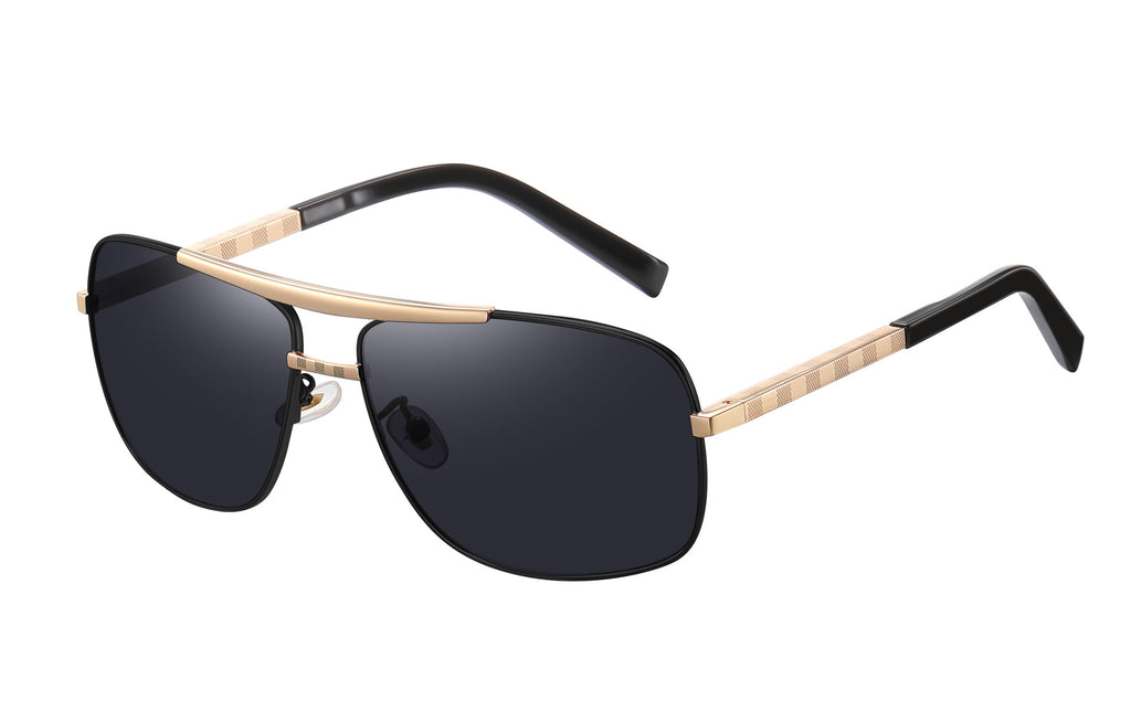 New style sunglasses for men ATTITUDE Vintage Square Frame Slingshot Sunglasses Trendy Men Street Style Fashion shades