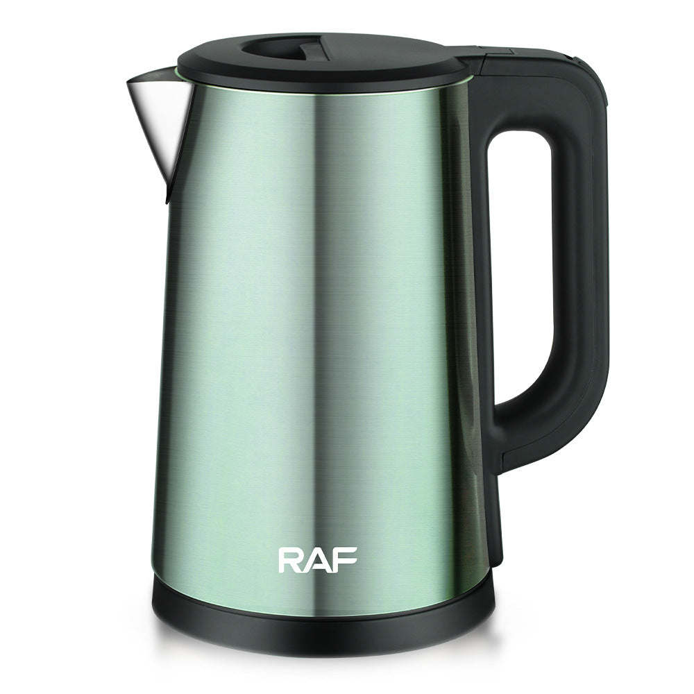 RAF European Standard Electric Kettle Household Water Boiler2.5L High-power double-layer automatic power-off anti-dry burn