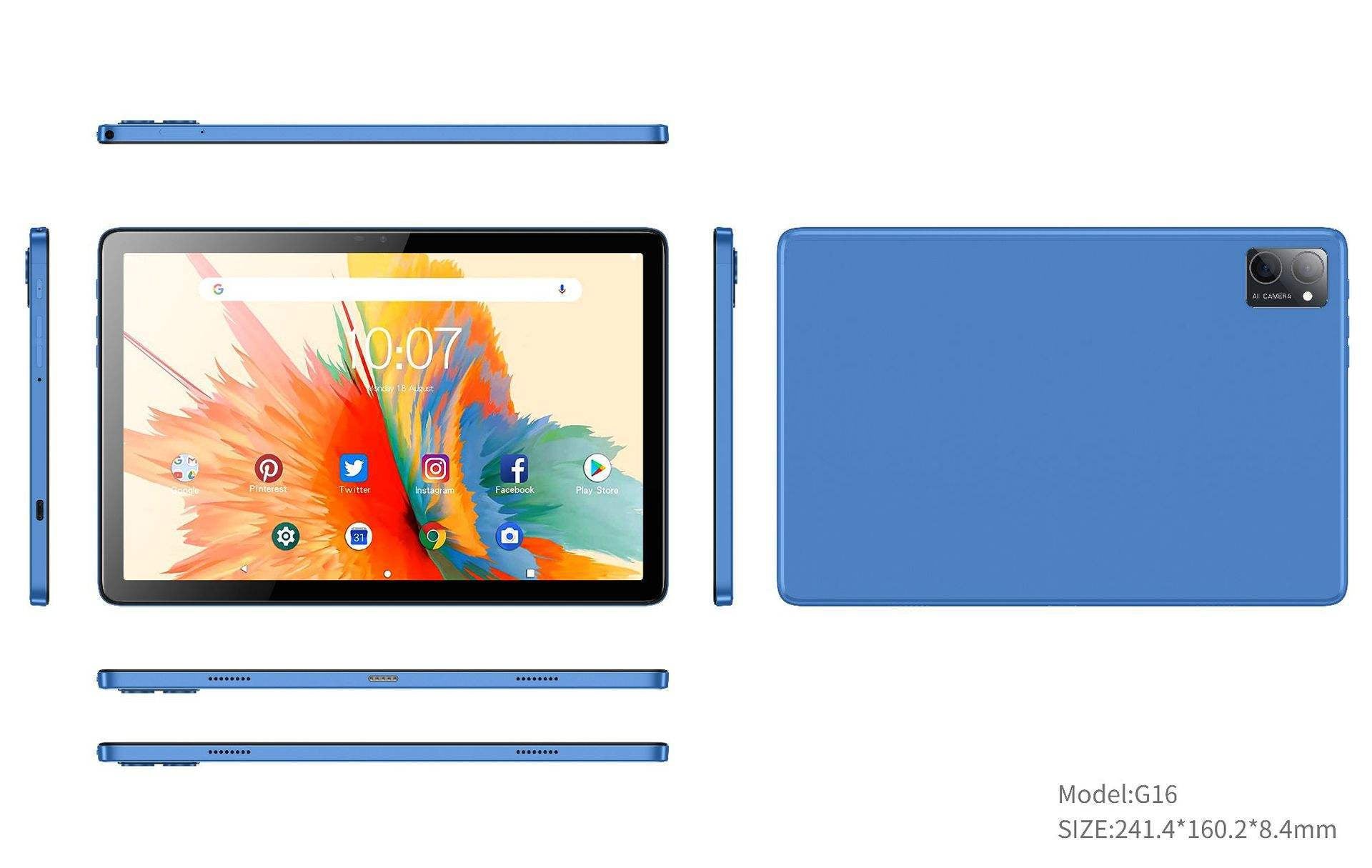 Hot-selling in Southeast Asia G16 Android Smart Tablet10Support WiFi Bluetooth Tablet Tablet