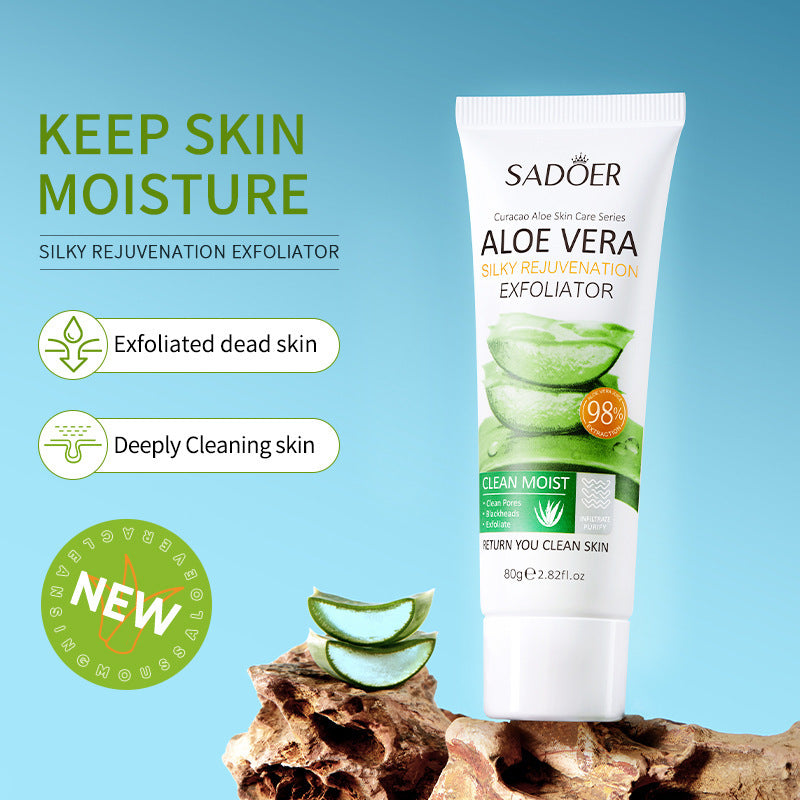 Aloe Vera Skincare Set SADOER Cleansing, hydrating, moisturizing, and nourishing  foreign trade manufacturer wholesale