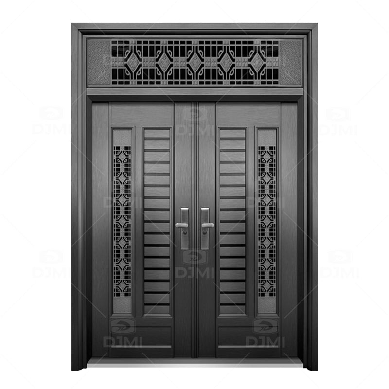Modern Front Double Door for the House Aluminium Front Doors for Homes Storm Door Exterior