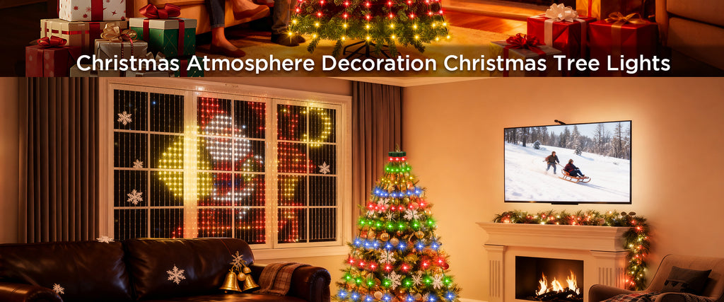 Christmas Tree Lights Christmas Garden Decoration Lights Colorful Lights String Lights Waterfall Tree Hanging Lights Christmas Bestsellers