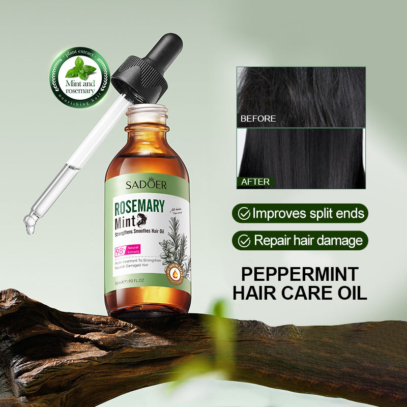 Mint Rosemary Plant Hair Care Essential Oil SADOER Moisturizing Conditioner  Wholesale