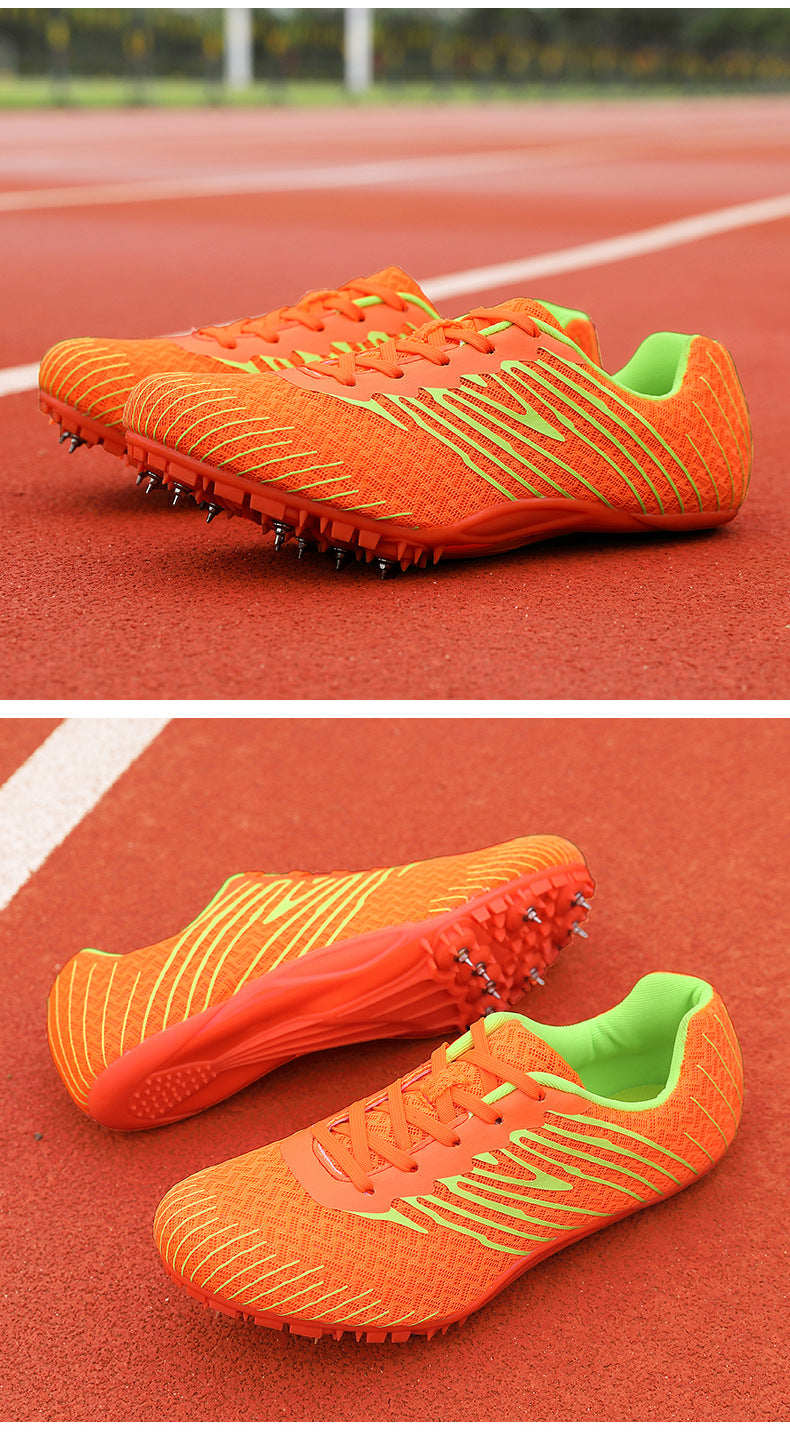New Professional Track and Field Shoes for Men and Women, Students, Teenagers, Running, Standing Long Jump, Hurdles, High Jump, Spikes, Physical Education Shoes