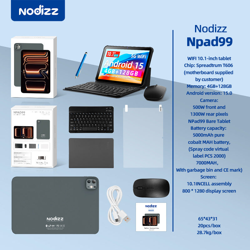 Npad99Tablet Pc5G Plug-in Card Full Netcom Google Store APP Download Android15Video Call Photography