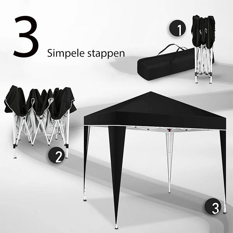 Four-corner Folding Tent3*3Camping Exhibition Leisure Tent Outdoor Beach Sunshade Pavilion Export Wholesale