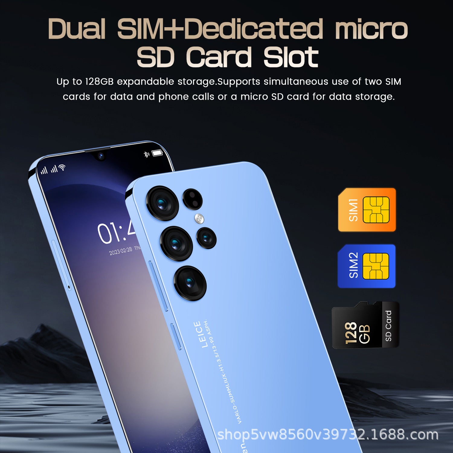 S23+Ultra Specially designed for mobile phones7.3Large Screen HD16+1T Large Memory Source Factory