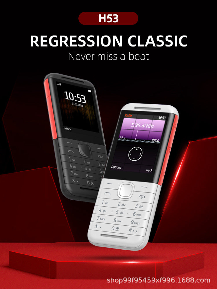 Exclusive Supply H5310Elderly Student Straight Button Phone2G Functional phone with large screen and large font for seniors