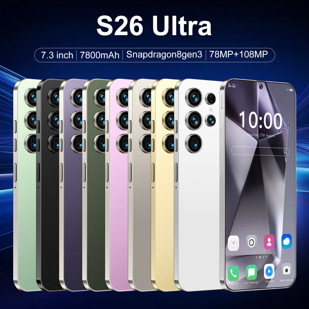 Hot Selling Mobile Phone List S26 Ultra Brand new Android phone7.3Inch16+1T Factory Price for Mobile Phones