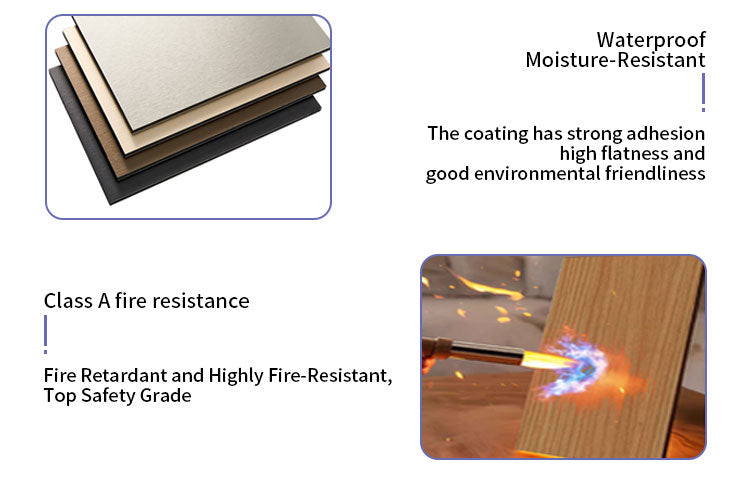 A Grade Aluminum Composite Calcium Silicate Panel Fireproof for Exterior Wall Board Ceilings Hospitals Operating Room Hotels