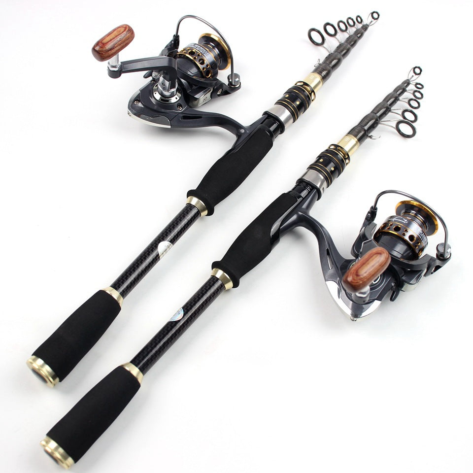 Carbon Fiber Sea Fishing Rod 2.1Hard Fishing Rod Super lightweight High Strength Travel Portable Fishing