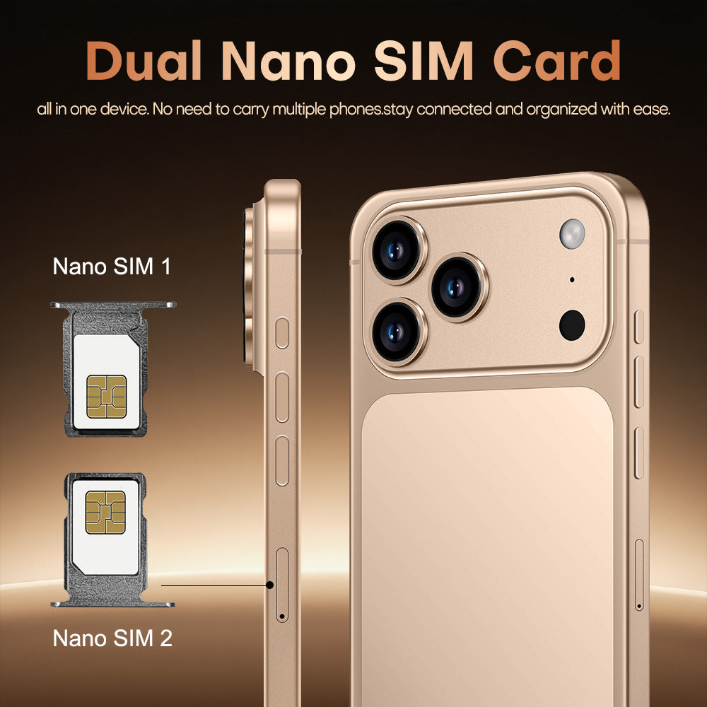 Hot Sale i17 Pro Max Android Smartphone16+1T Mobile phone source factory available