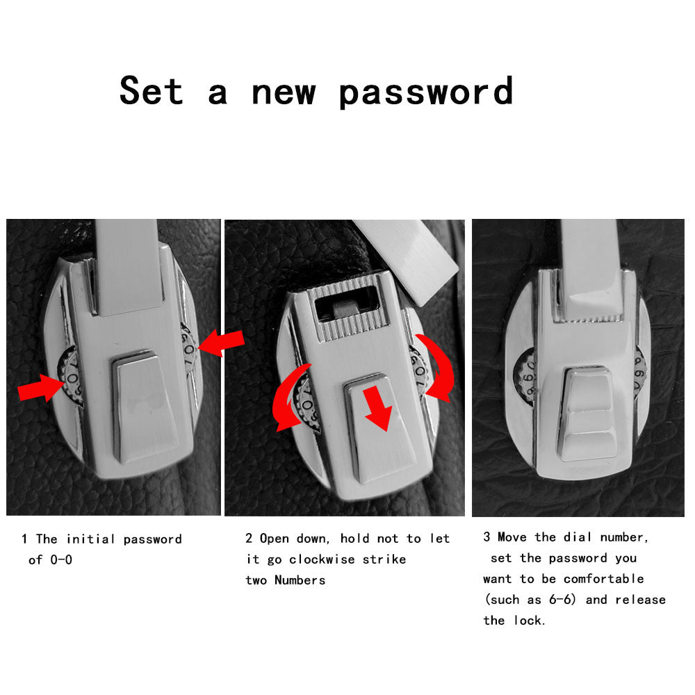 Anti-theft Genuine Leather Men's Chest Bag High-end Multi-functional Password Lock Casual Fashion Top Layer Cowhide Crossbody Bag Backpack