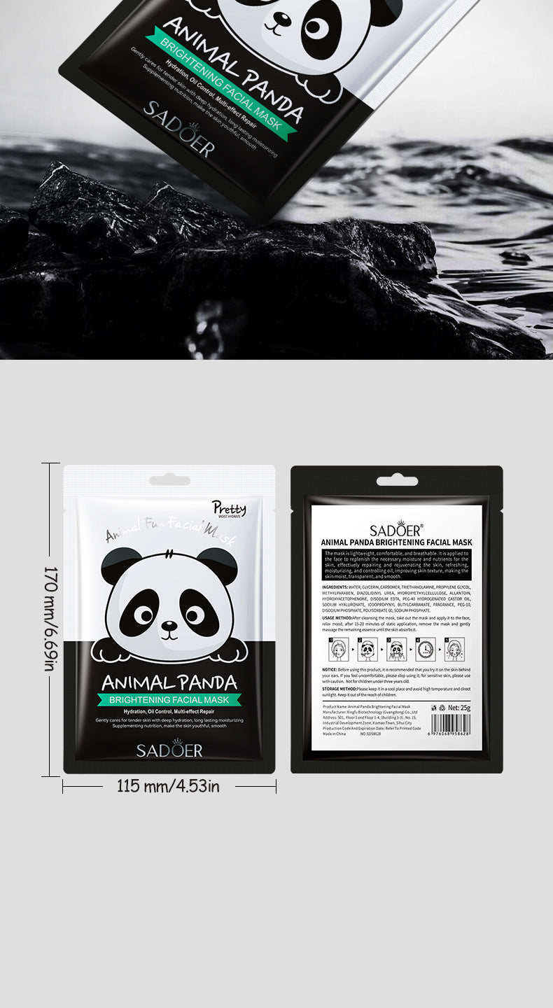 Animal Pattern Mask25g SADOER Hydrating and Moisturizing Skin Care Tablets for  Wholesale