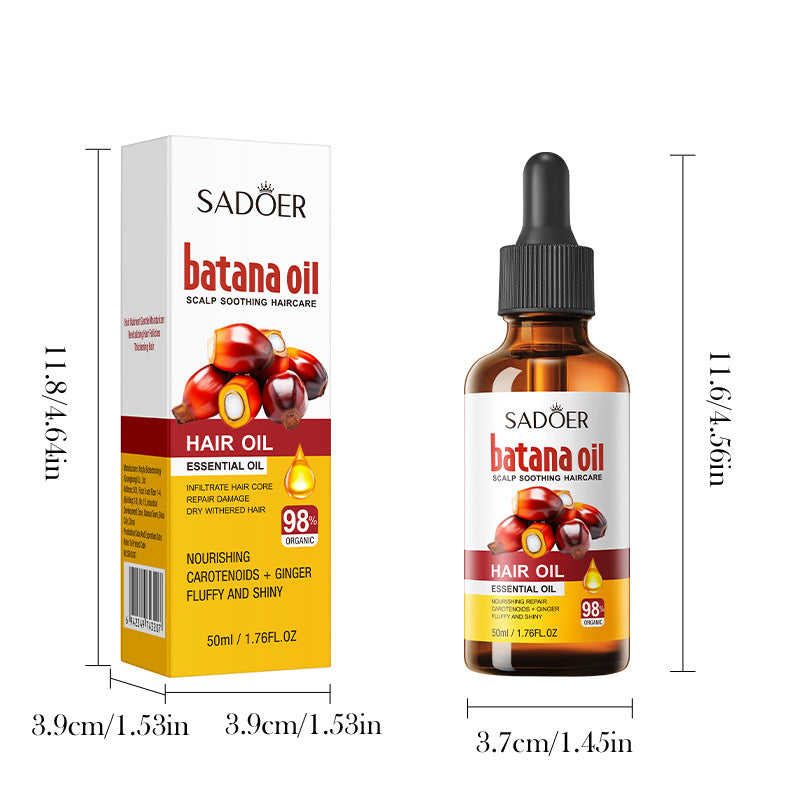Batana Scalp Hair Care Oil SADOER Soothing and Smooth Hair Oil  Wholesale