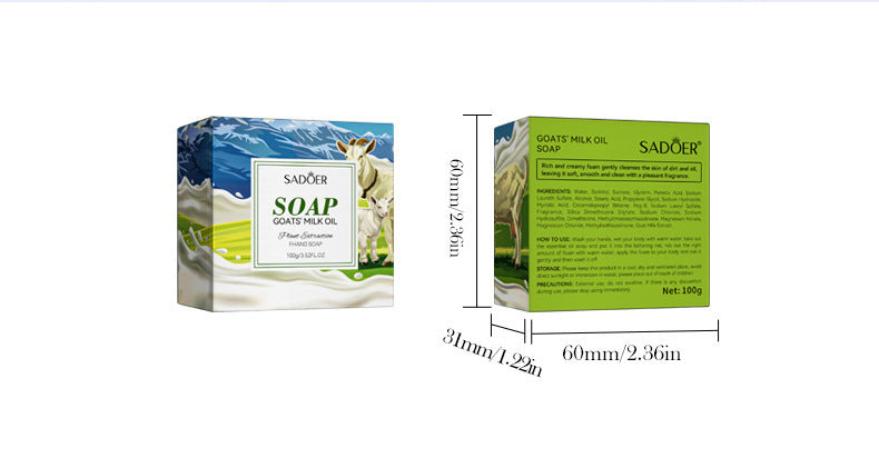 Plant and Fruit Scented Soap100g SADOER Cleansing, Moisturizing Handmade Soap  Wholesale