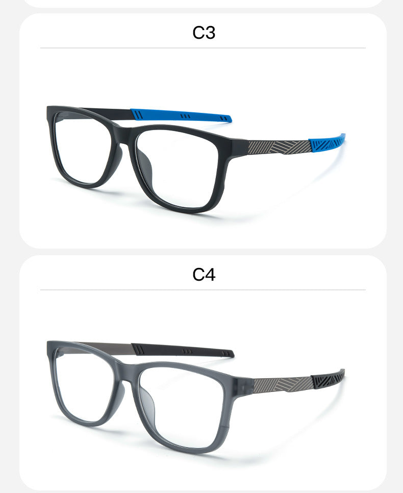 New Sports Glasses Frame TR Metal Frame Glasses Legs Frame Wholesale Export In Stock Cycling Glasses