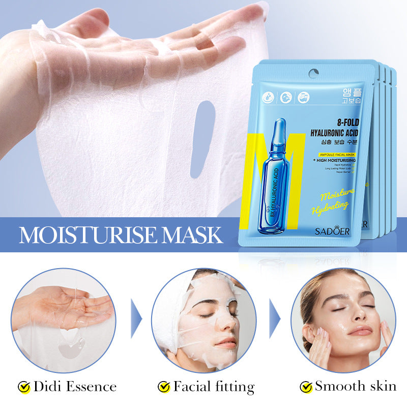 8Heavy Hyaluronic Acid Skin Rejuvenation Mask SADOER Moisturizing and Hydrating Face Mask Wholesale for  Trade