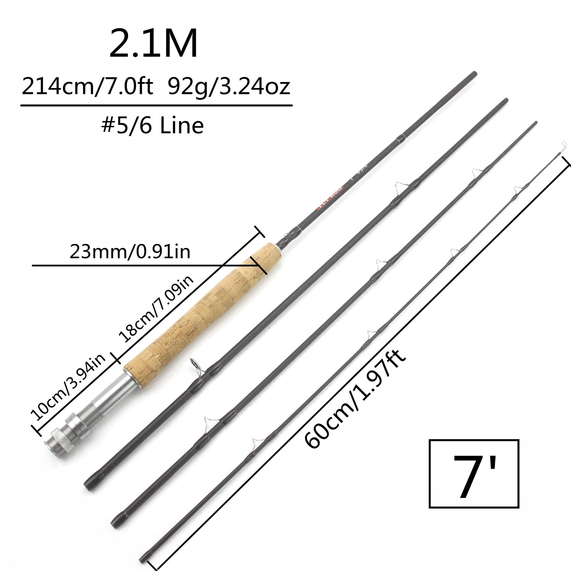 Ultra-light Fly Fishing Rod4Fishing Rod Carbon Fiber Portable European and American Style Popular Rod Manufacturer Wholesale