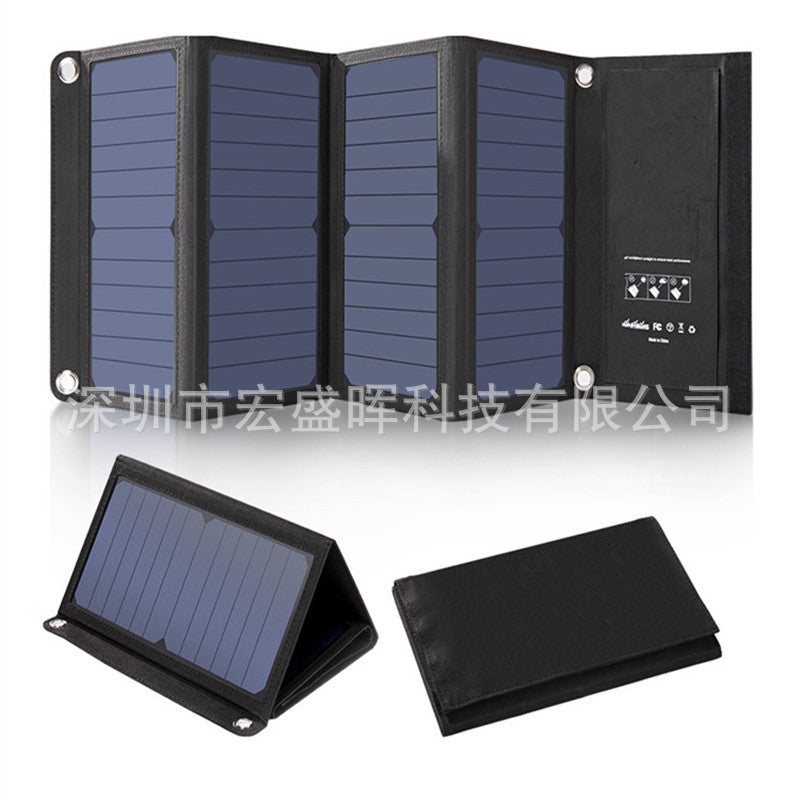 28WSUNPOWER Solar Folding Bag Charging Bag Solar Panel 5V Fast Charging Mobile Phone USB Charger