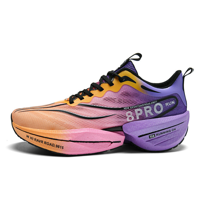 Red Rabbit8pro Carbon Plate Spring and Autumn Running Shoes for Big Kids, Racing Shock Absorption Sports Shoes for Men and Women, Couple's Versatile Casual Running Shoes