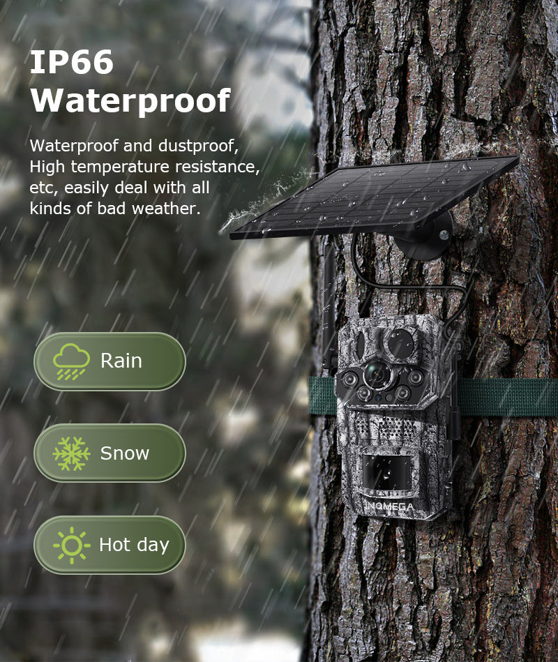 Private Model4G Camouflage Camera Camera Smart GPS Positioning AI Supports temperature detection recognition