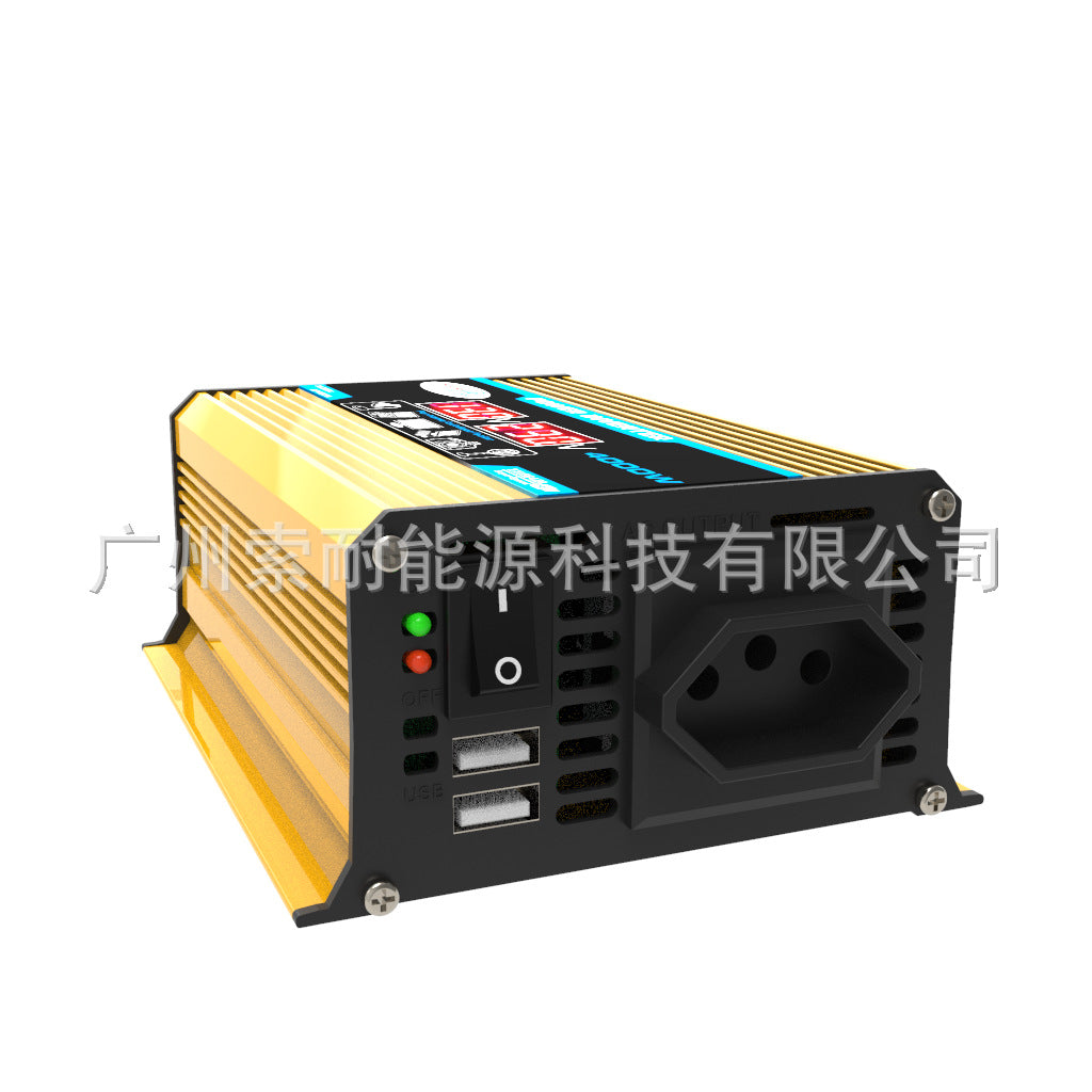 Vehicle Inverter300W 12V Turn110V220V Double USB E-commerce car power inverter