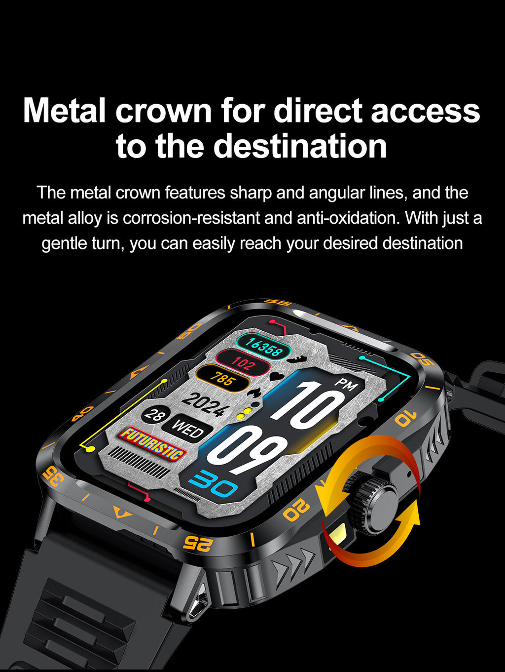 ZW59Smart Watch Bluetooth Call True Heart Rate Step Sleep Monitoring Blood Pressure Message Reminder Flashlight Sports