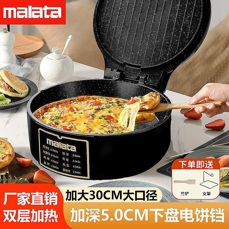 Wanlida New Electric Griddle for Home Use, Double-Sided, Multi-Functional, Deepened and Enlarged, Can Fry and Roast, Grilling Machine, Griddle Pan