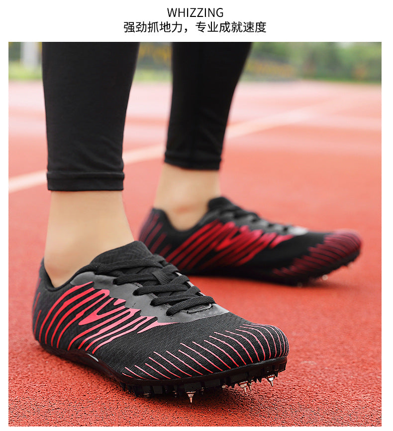 New Professional Track and Field Shoes for Men and Women, Students, Teenagers, Running, Standing Long Jump, Hurdles, High Jump, Spikes, Physical Education Shoes